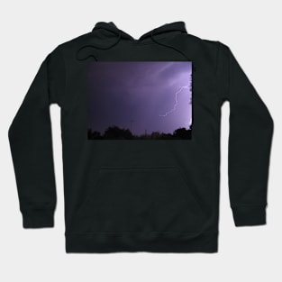 Lightning Strikes at Night Hoodie